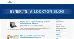 Desktop Screenshot of locktonbenefitsblog.com